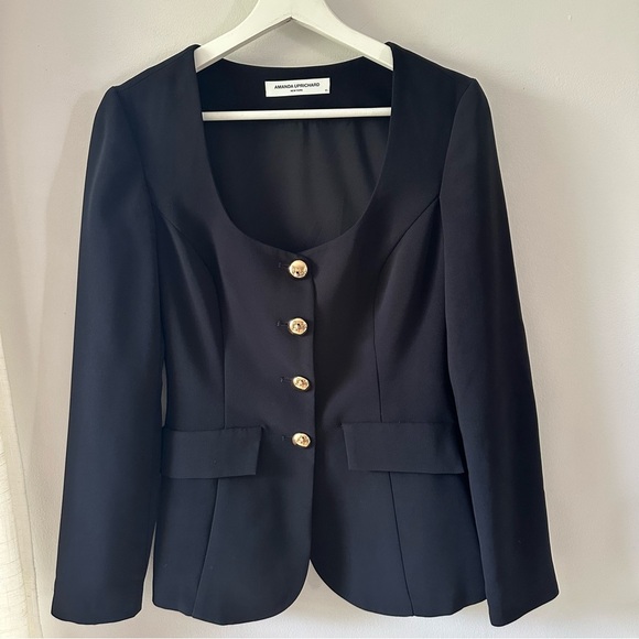 Amanda Uprichard Kya Romper with Long Sleeve Bubble Skirt - Picture 4 of 14